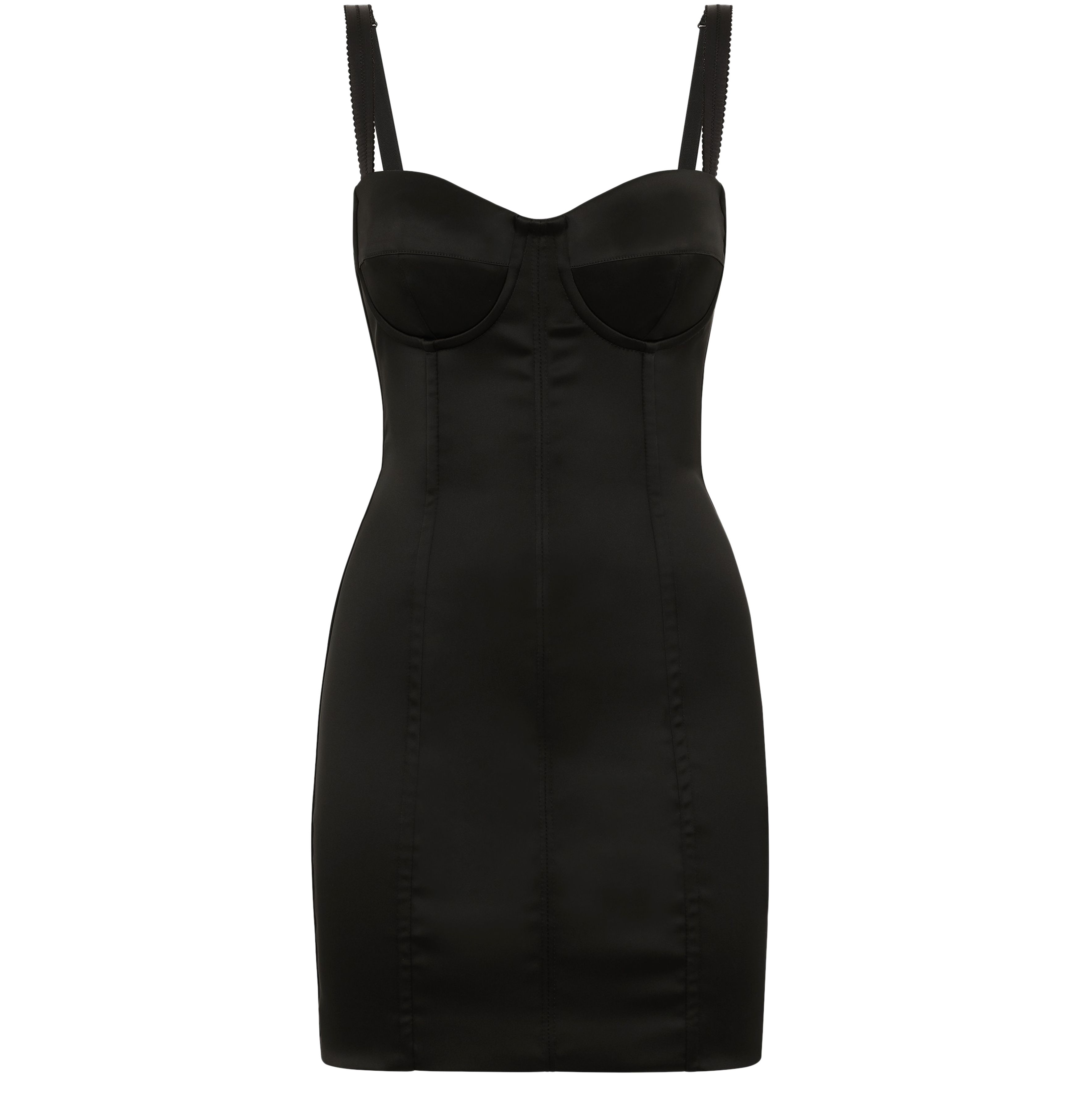 Dolce & Gabbana Satin corset minidress