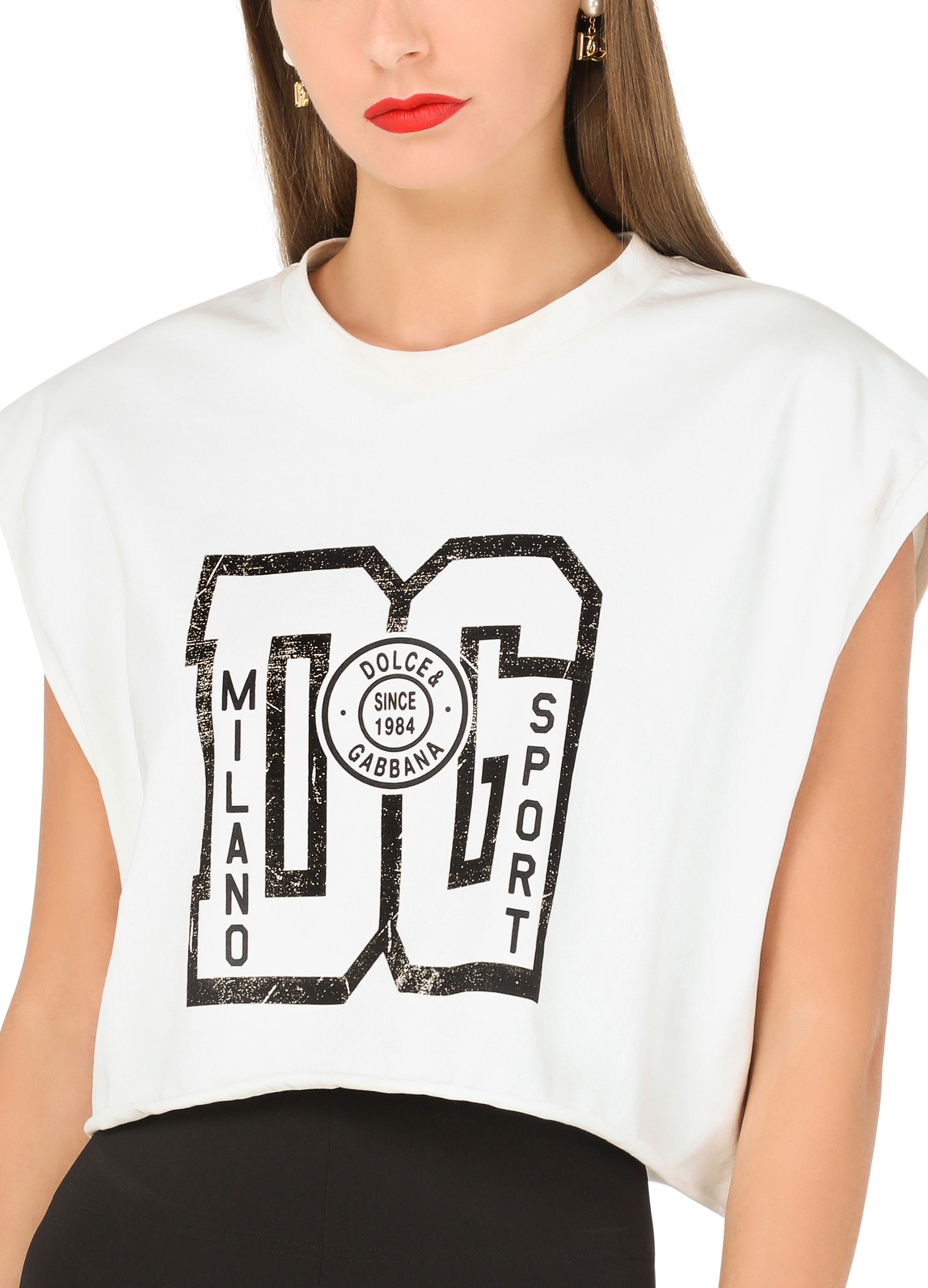 Dolce & Gabbana Cropped jersey t-shirt