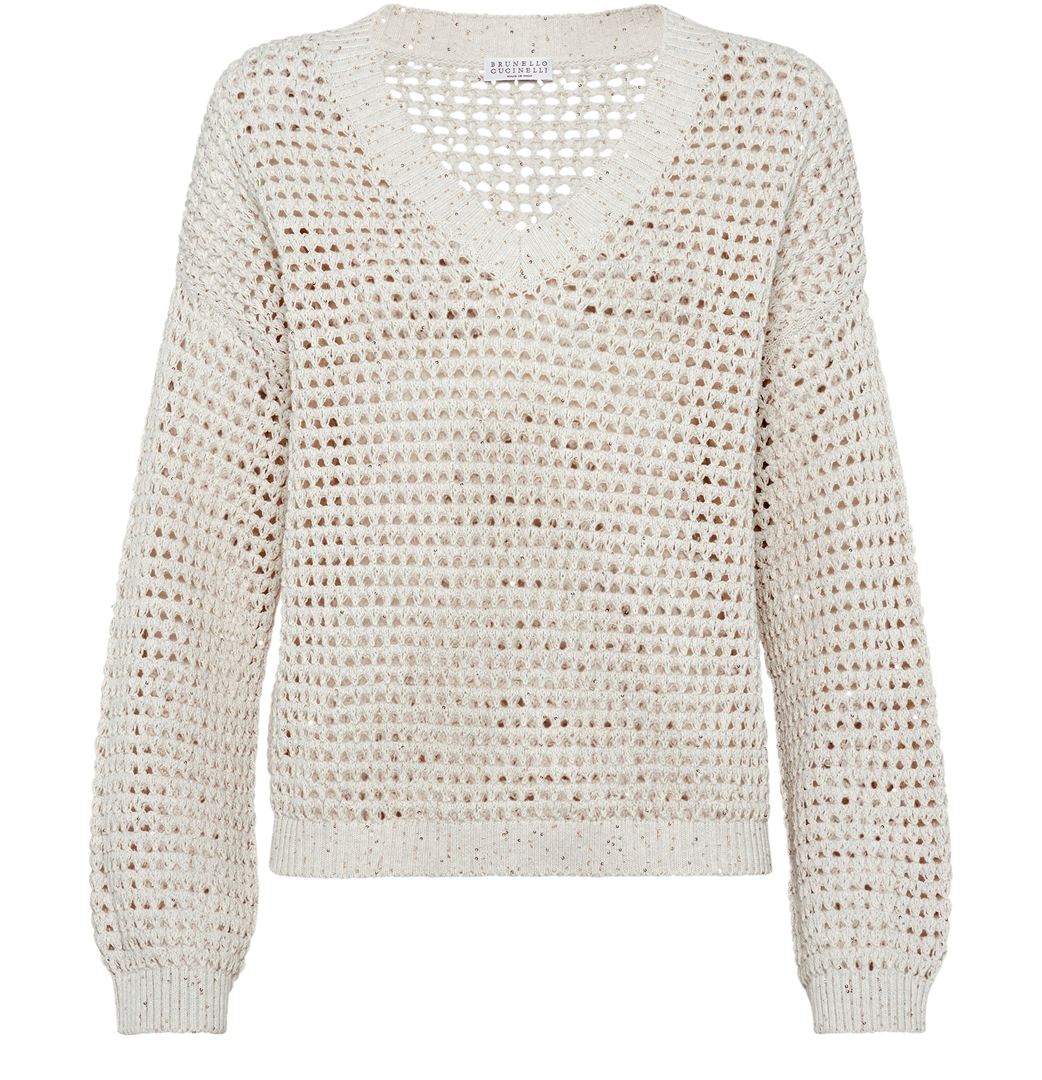 Brunello Cucinelli Dazzling Net sweater