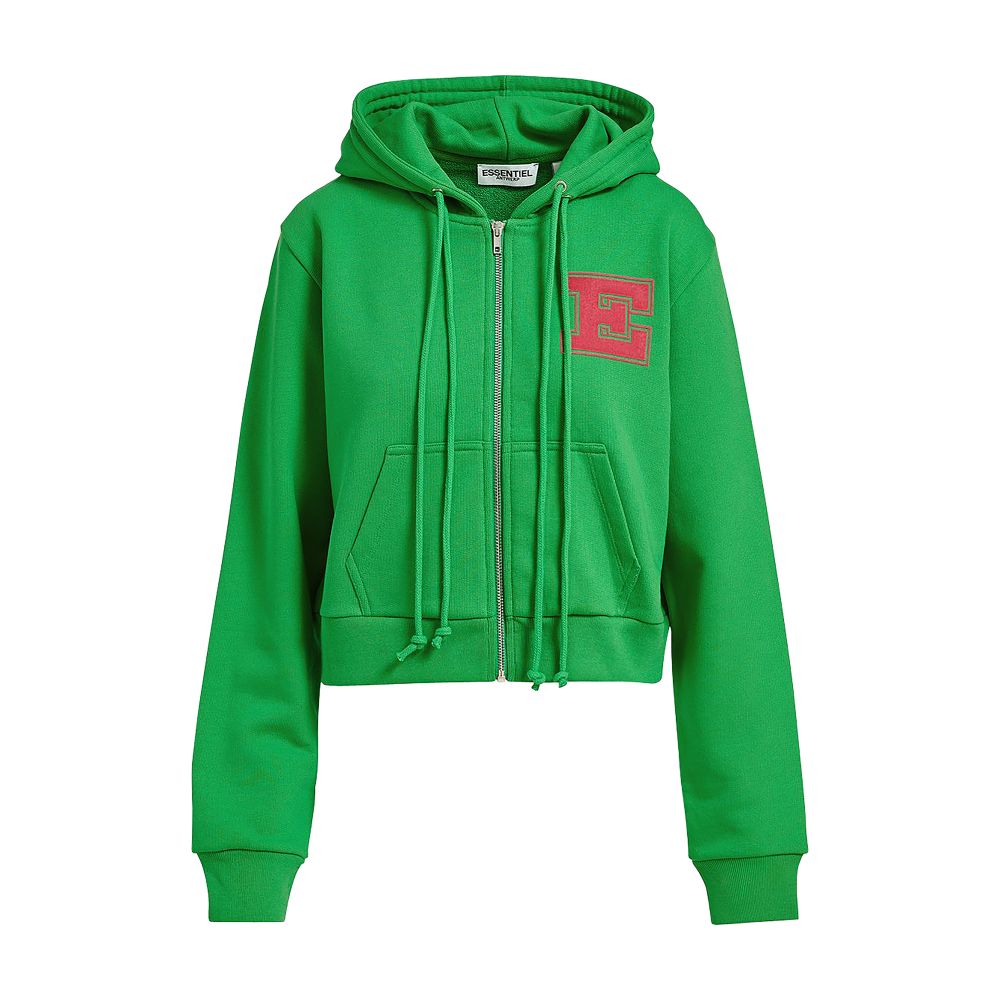  Essentiel hooded and zippered sweatshirt