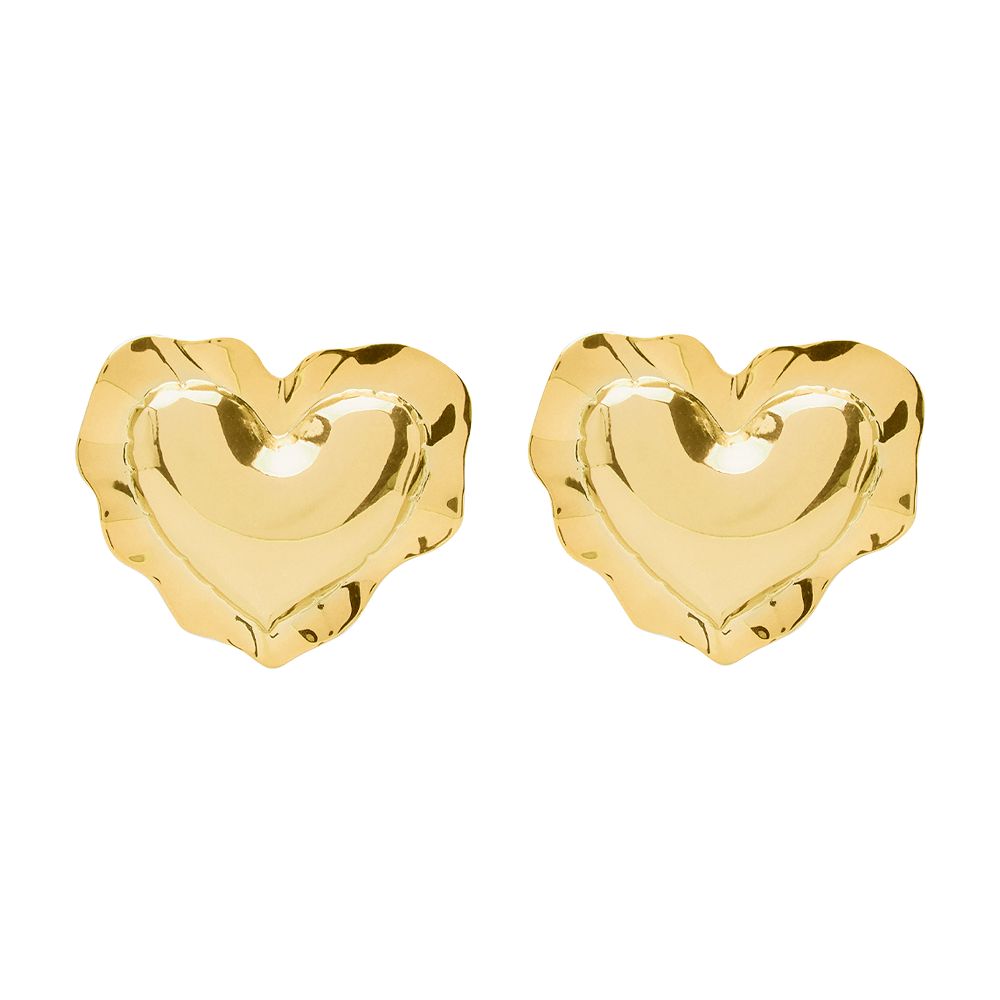 Nina Ricci Cushion heart earrings