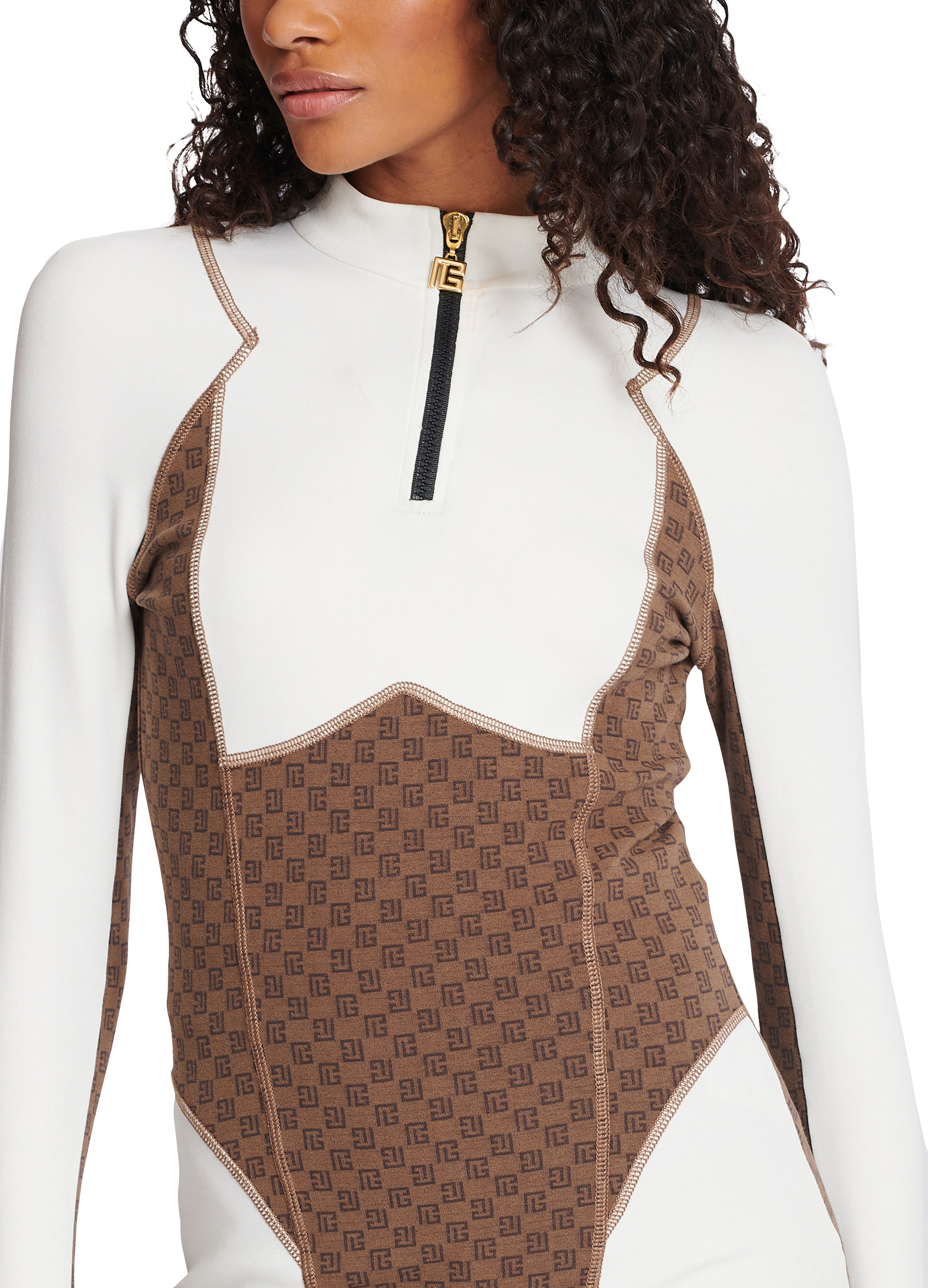 Balmain Mini Monogram Technical Top