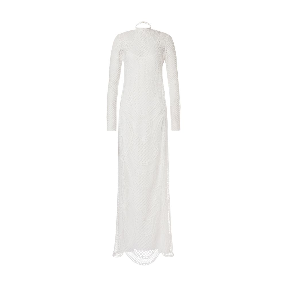 Alberta Ferretti Long dress in macramé