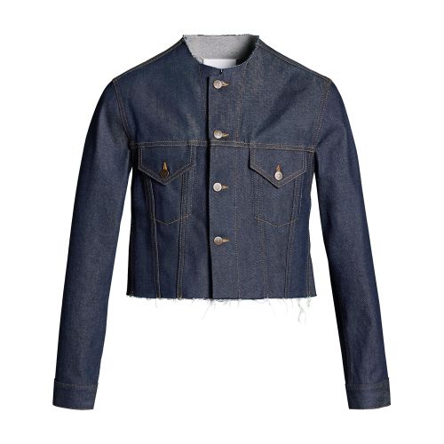 Maison Margiela Collarless denim jacket