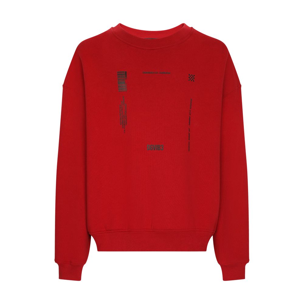 Dolce & Gabbana VIB3 printed and logo jersey sweatshirt