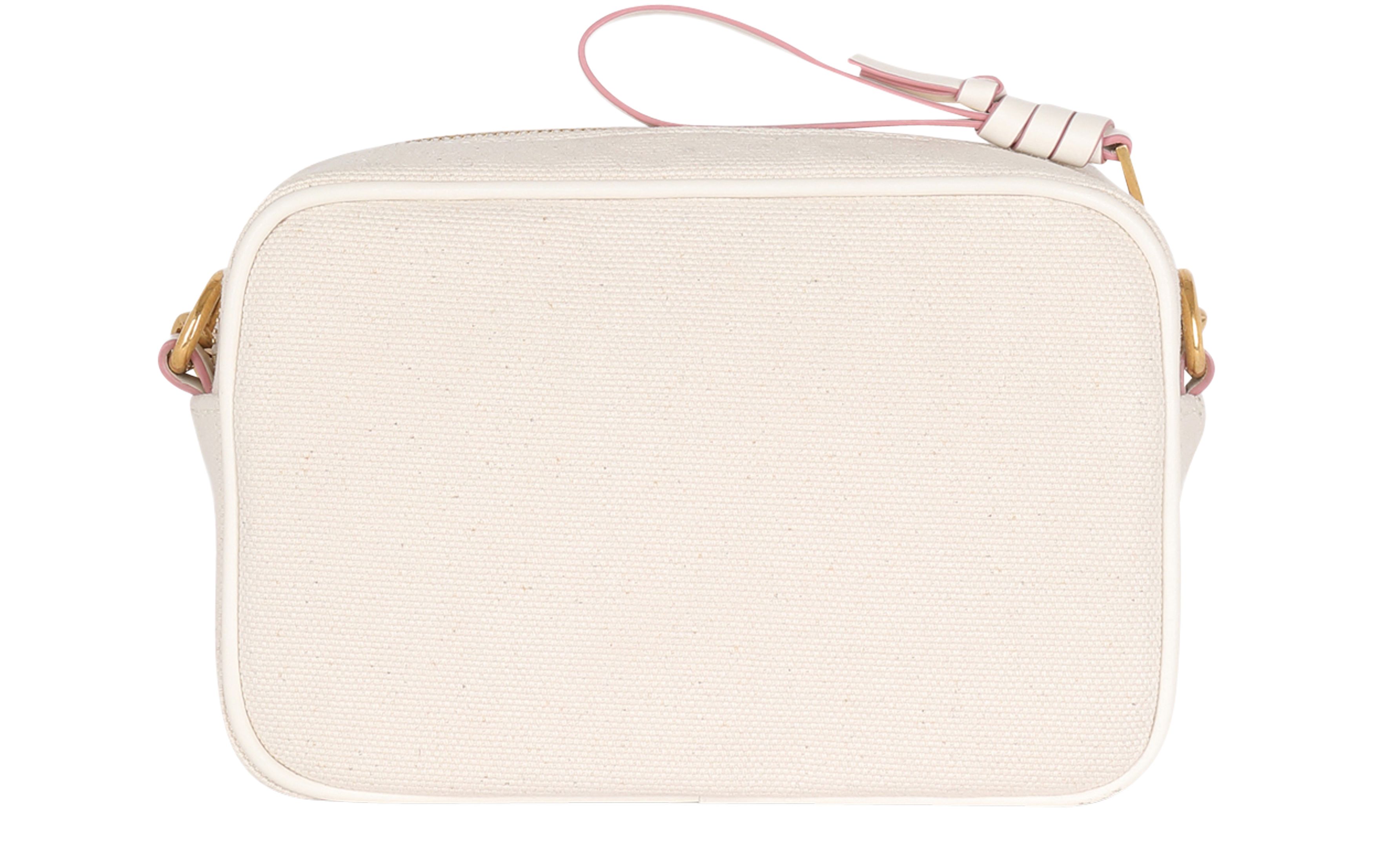 Balmain B-Army canvas clutch bag with leather details