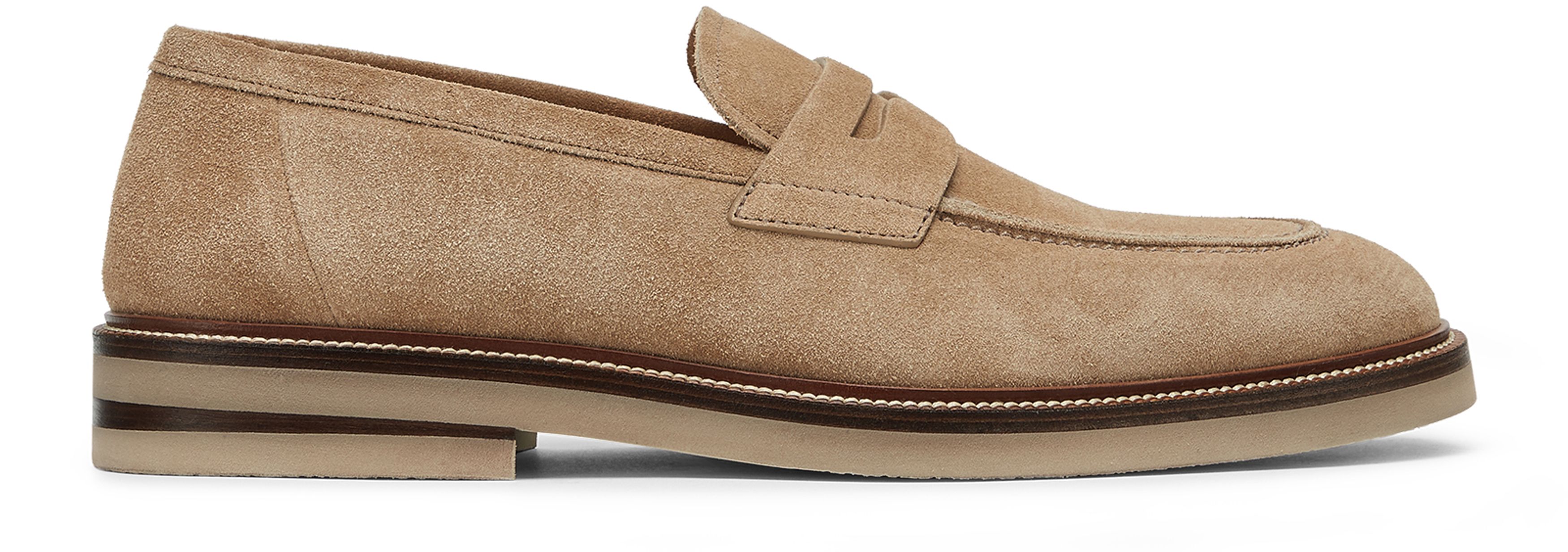 Brunello Cucinelli Penny suede Loafers