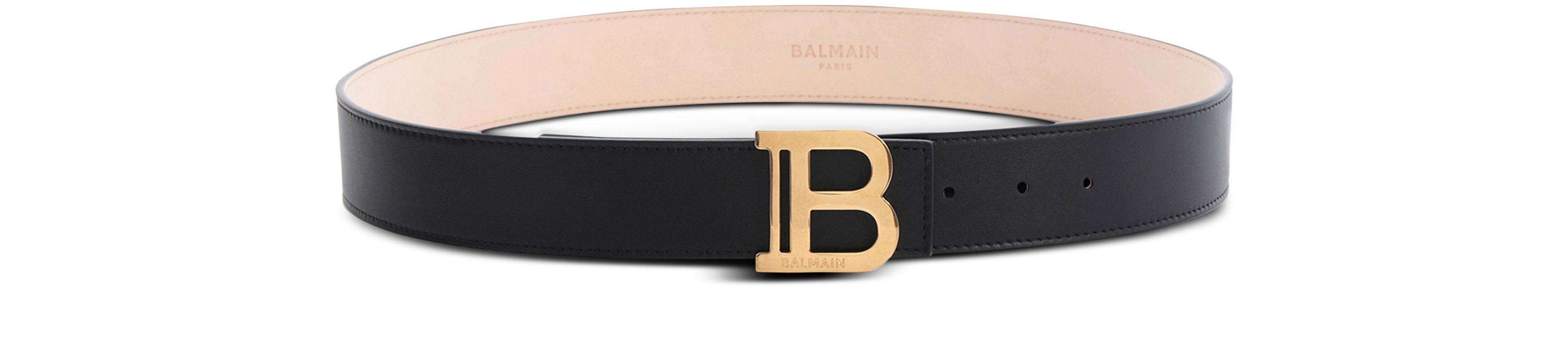 Balmain B-Belt leather belt