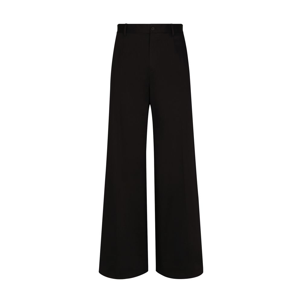 Dolce & Gabbana Wide-leg stretch cotton pants