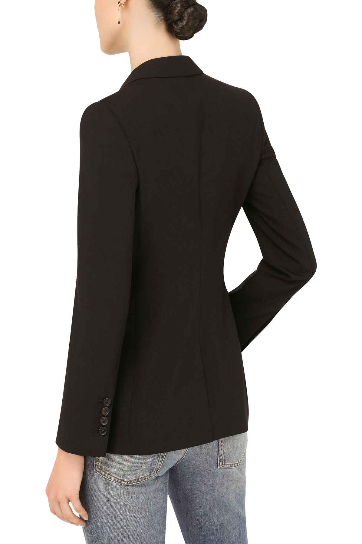 Dolce & Gabbana Single-breasted woolen Turlington blazer