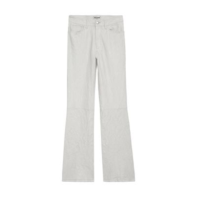 Zadig & Voltaire Pistol Crinkled Leather Trousers