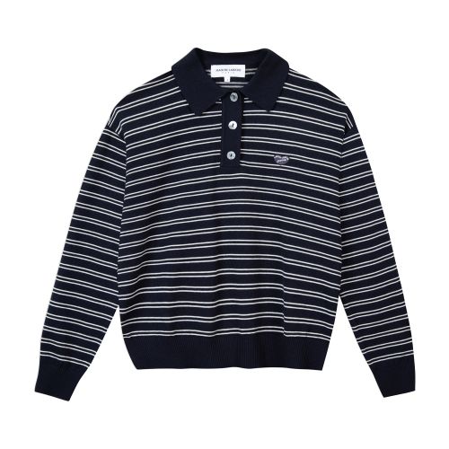 MAISON LABICHE patch ML Armand Polo Sweater