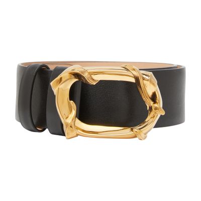 Alexander McQueen Snake buckle hip belt