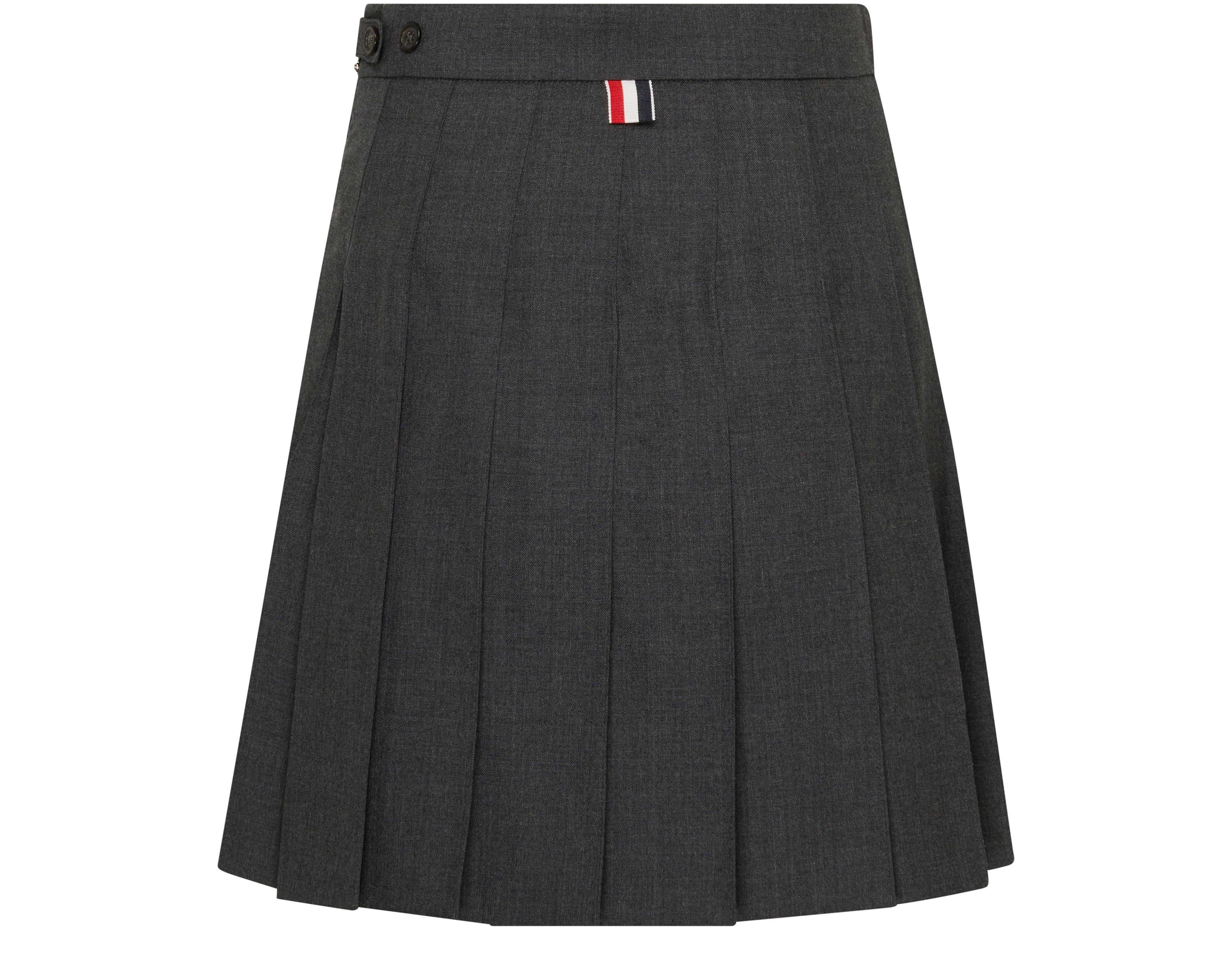 Thom Browne Pleated mini skirt