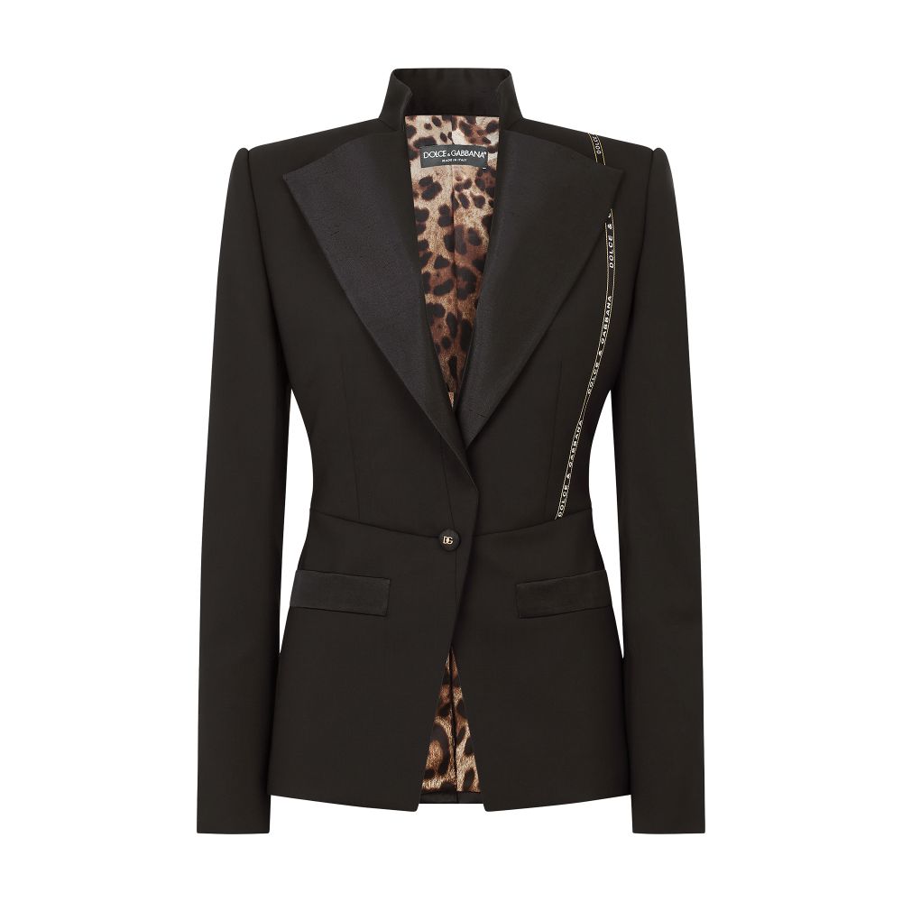 Dolce & Gabbana Single-breasted woolen jacket