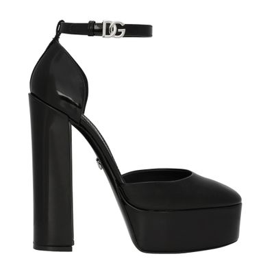 Dolce & Gabbana Polished calfskin platforms