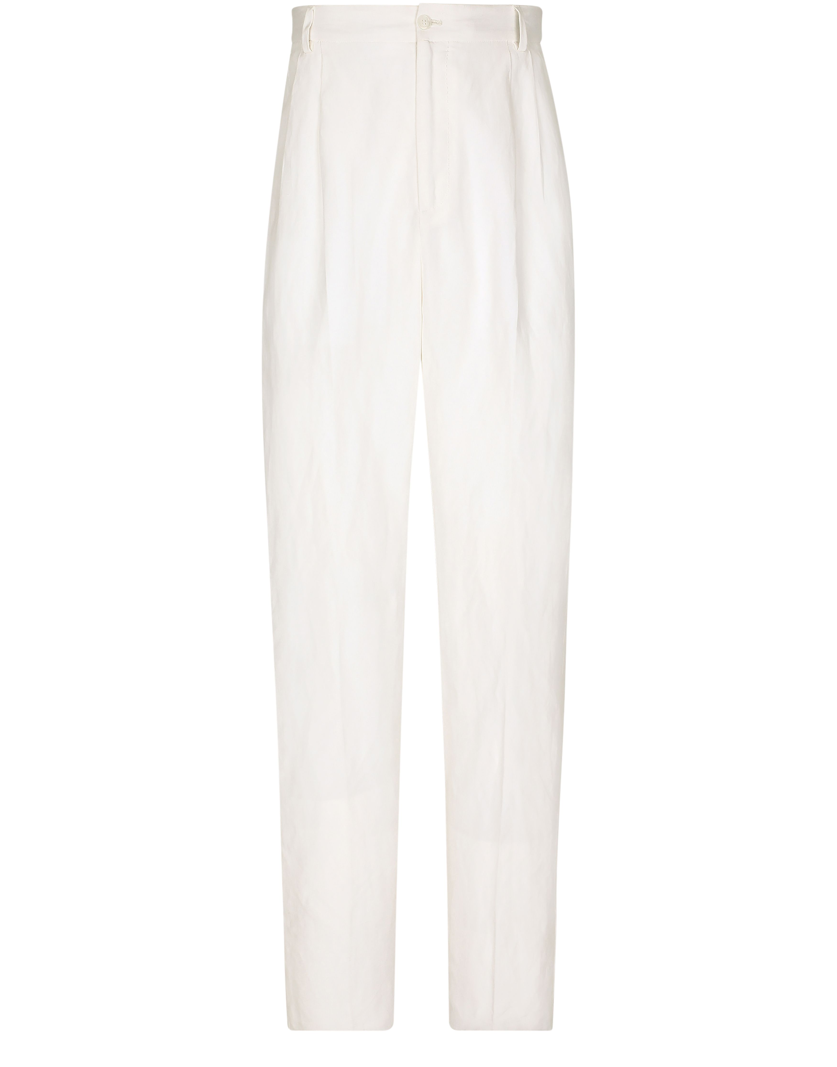 Dolce & Gabbana Tailored linen and silk pants