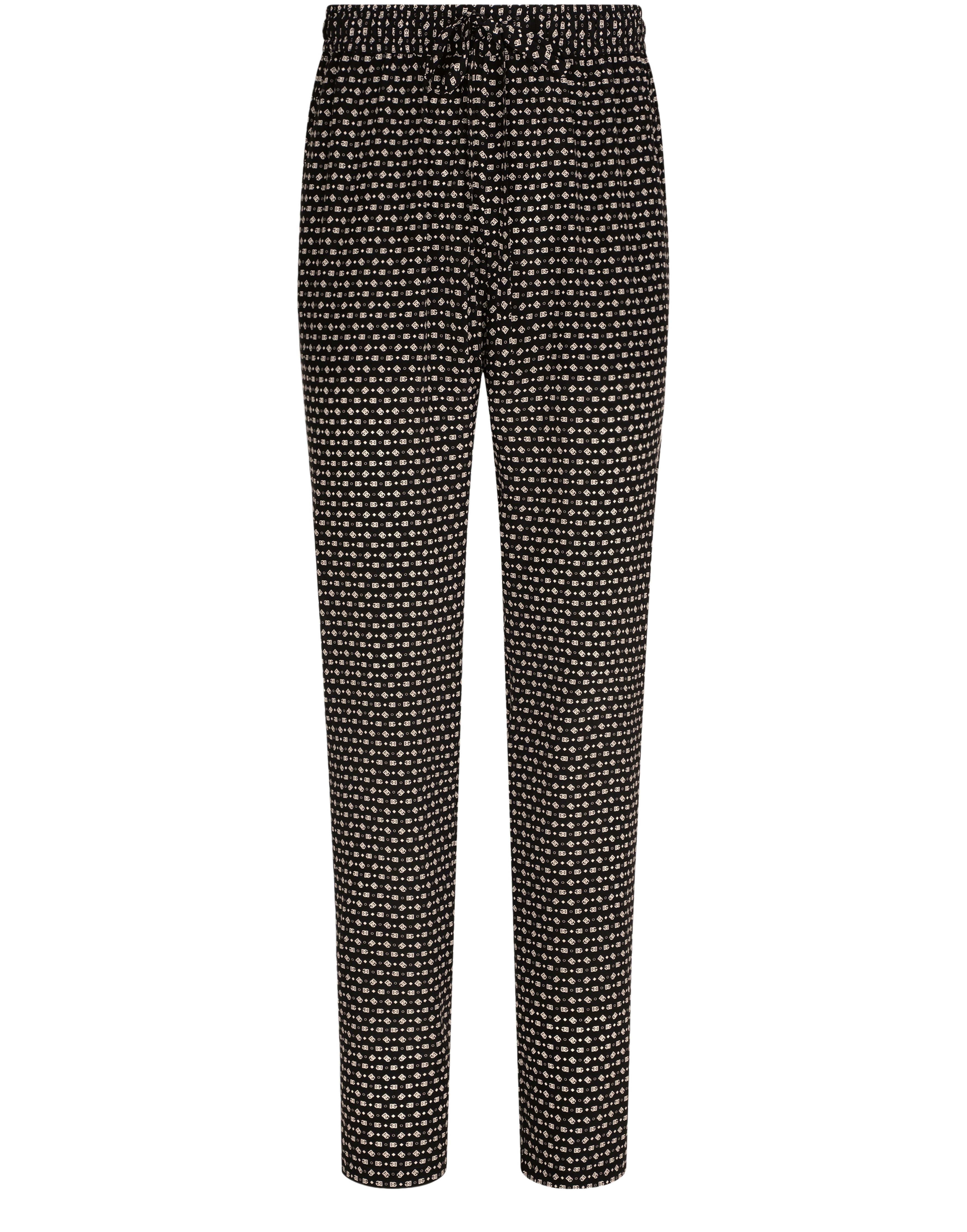 Dolce & Gabbana Crepe de chine jogging pants