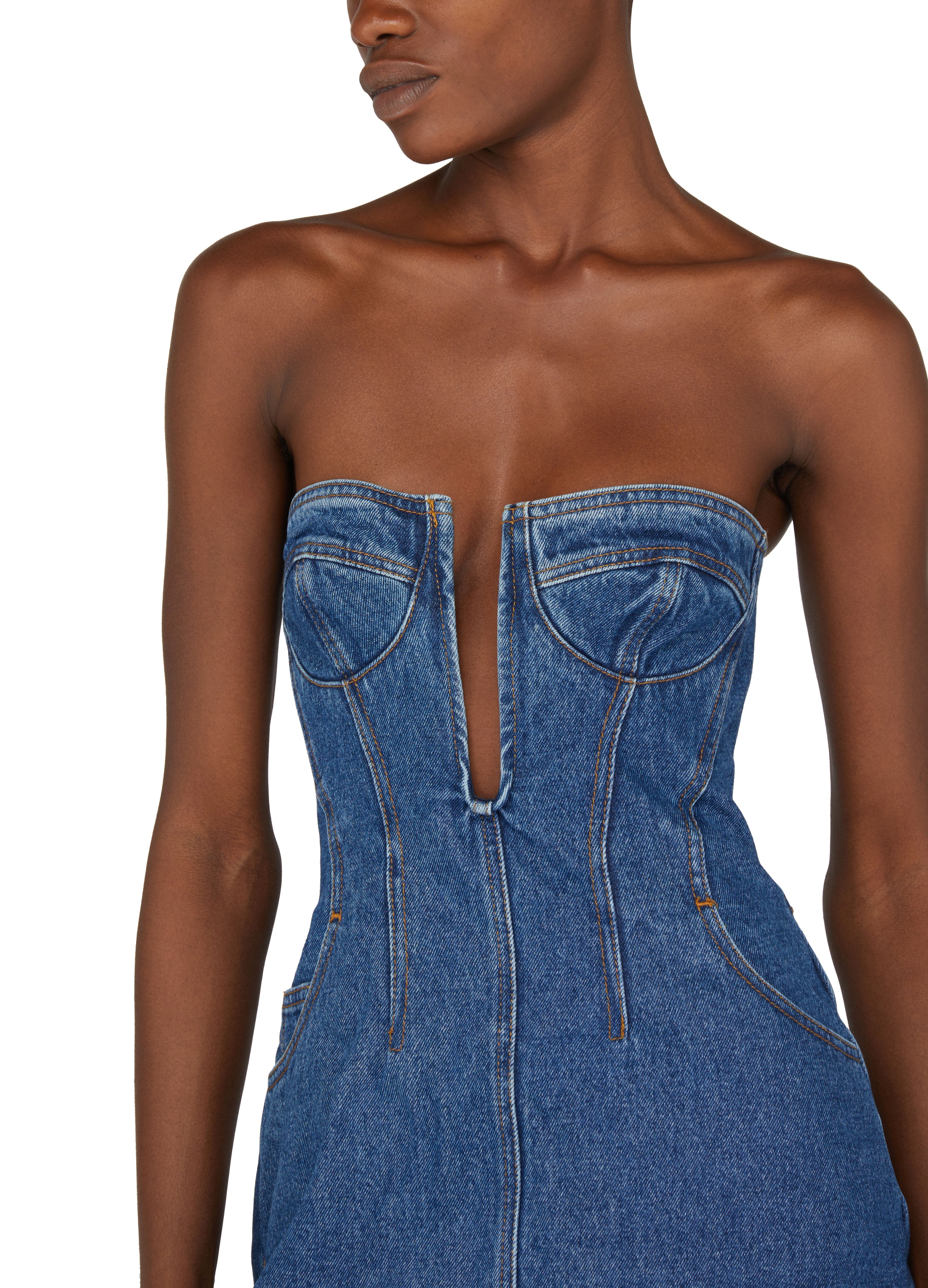 David Koma Mini denim dress