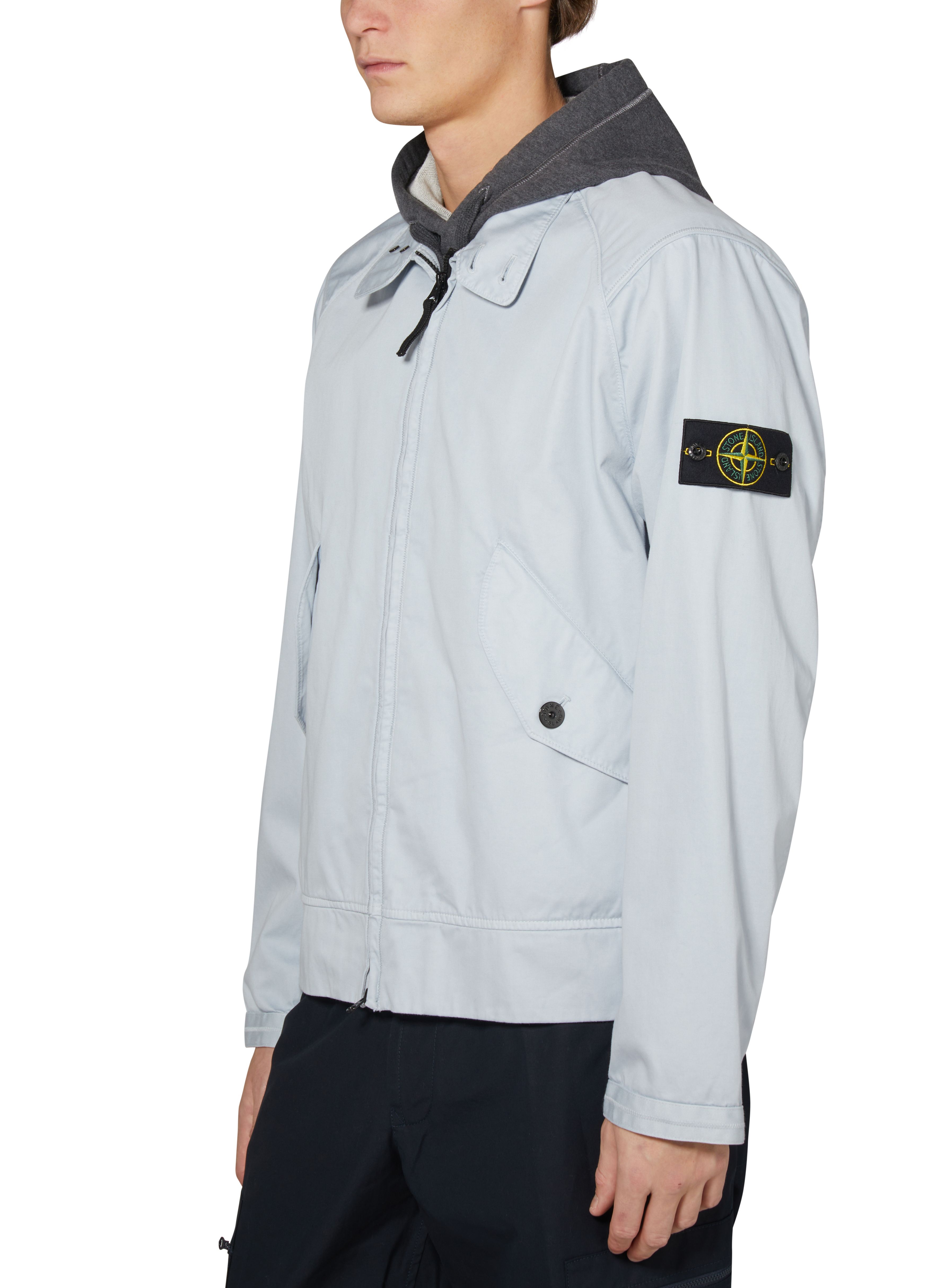 Stone Island Jacket with logo patch