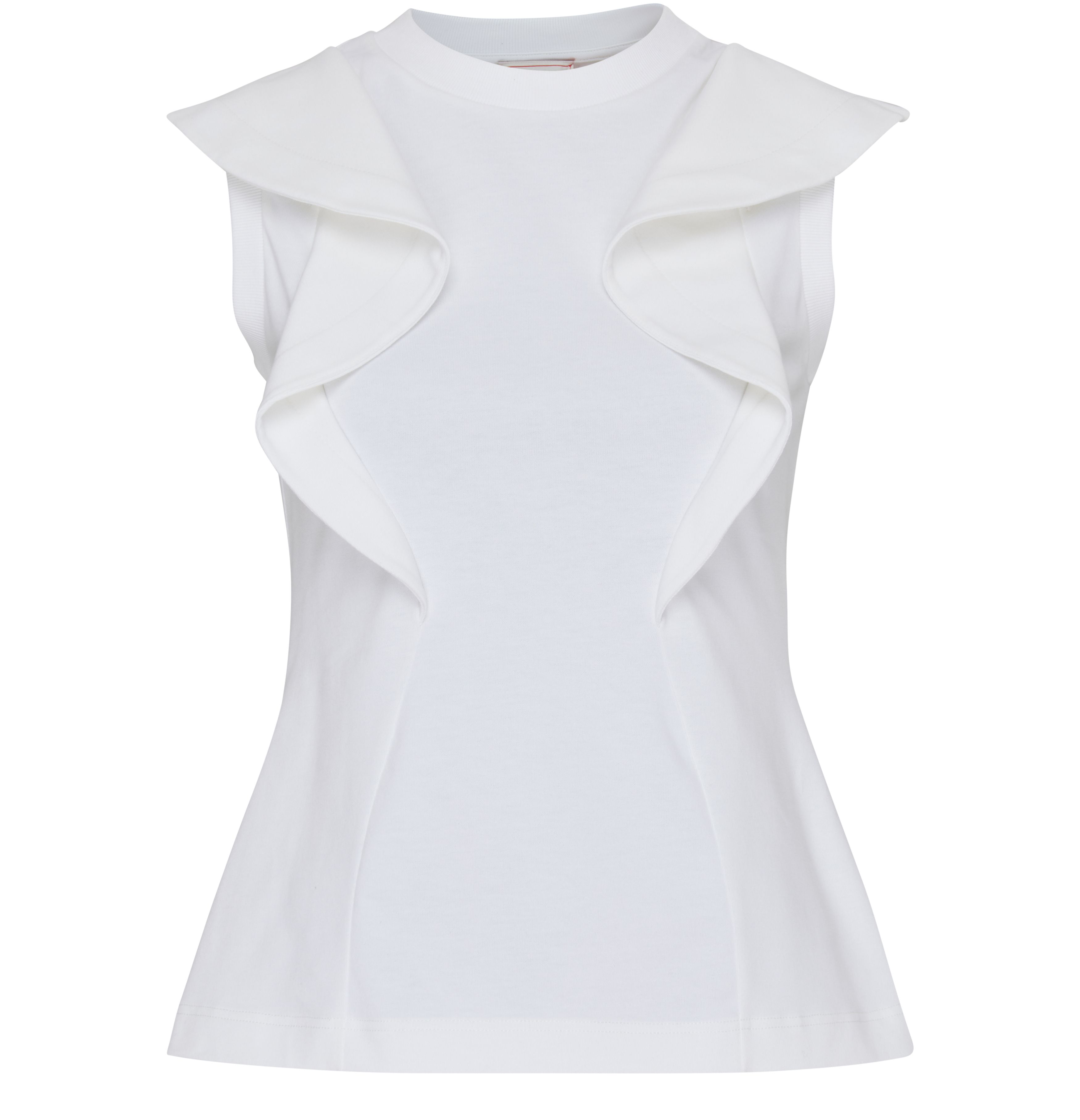 Alexander McQueen Sleeveless cotton t-shirt