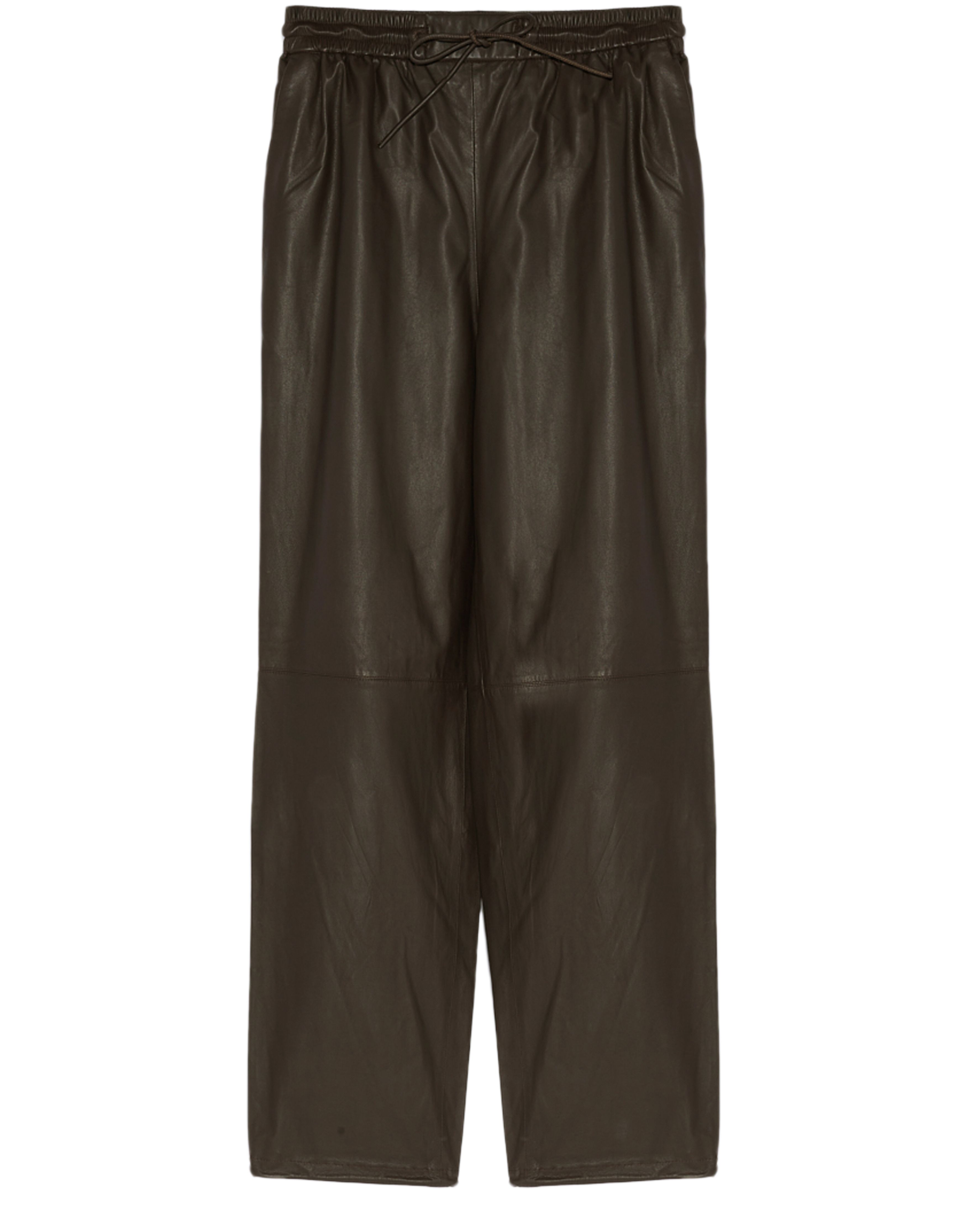 Yves Salomon Lamb leather joggers