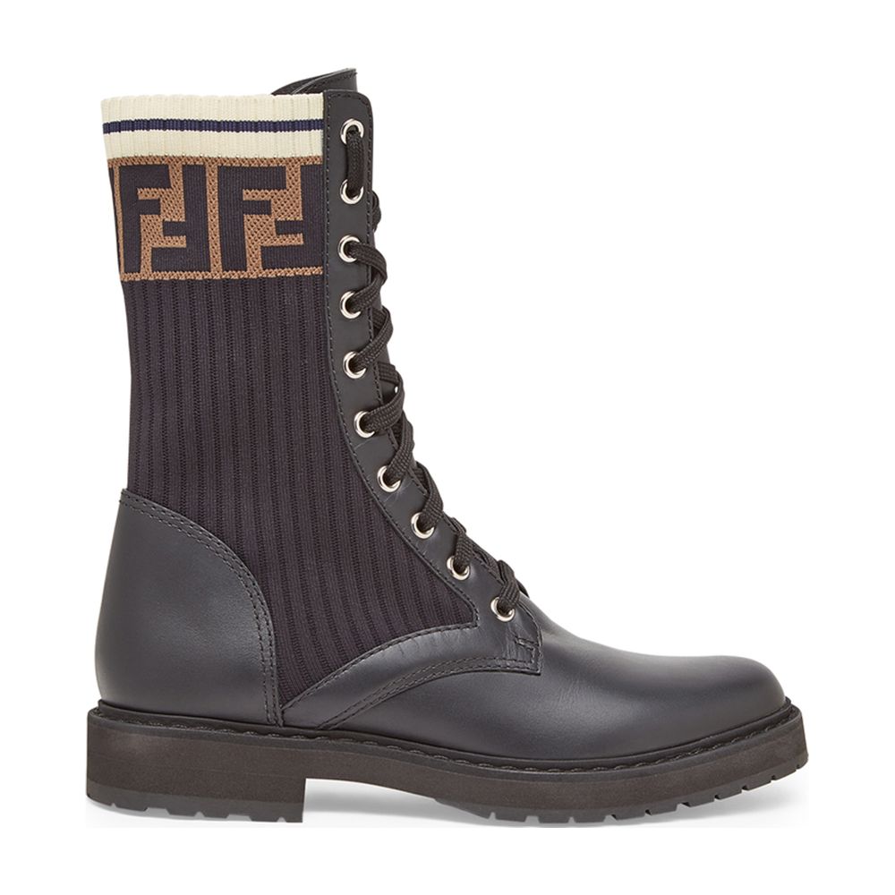 FENDI Rockoko combat boots