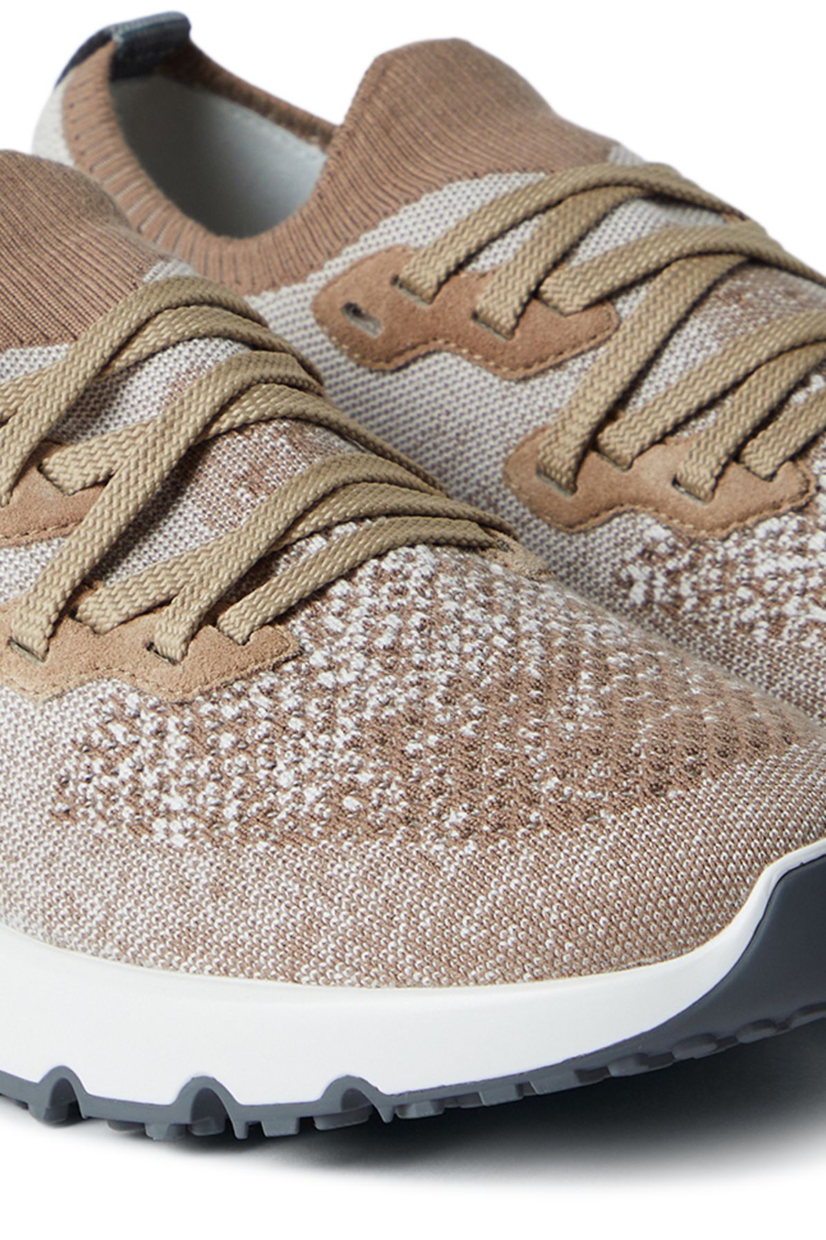 Brunello Cucinelli Knitted running shoes