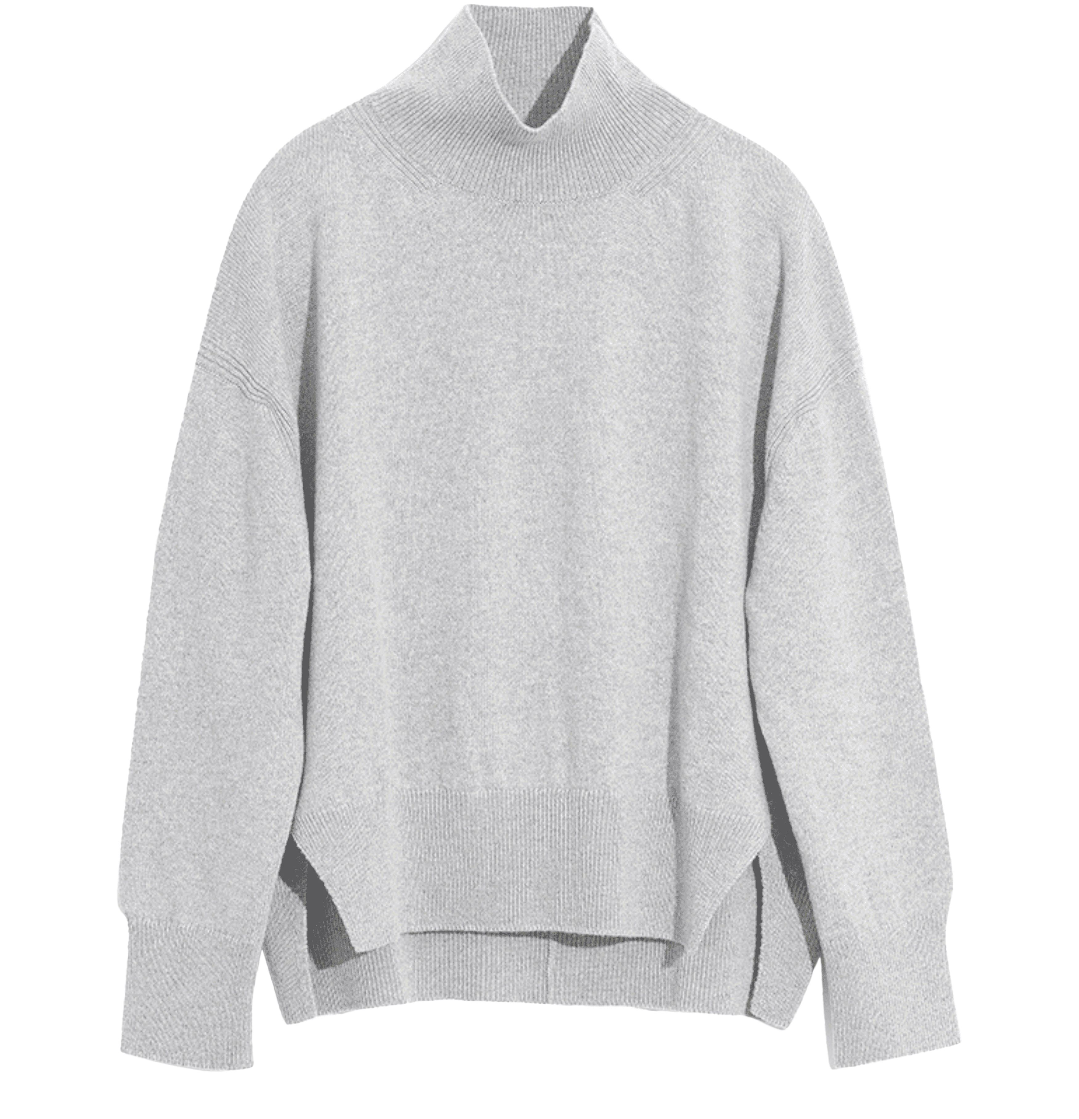 Barrie Iconic oversized roll-neck cashmere jumper