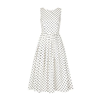 Dolce & Gabbana Polka-dot calf-length circle dress