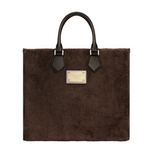 Dolce & Gabbana Large terrycloth shopper