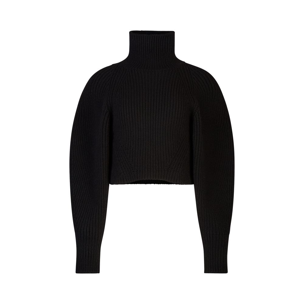 Nina Ricci Big ribbed cropped sweater