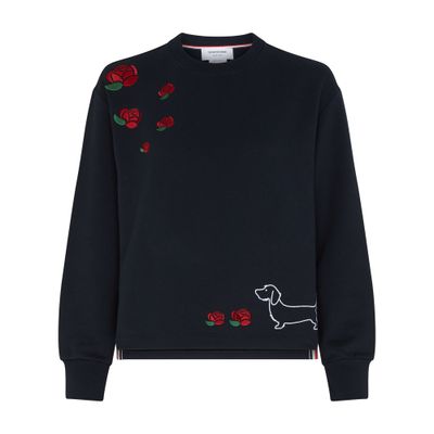 Thom Browne Cotton crew neck sweatsirt