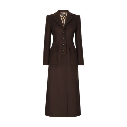 Dolce & Gabbana Long wool and cashmere coat