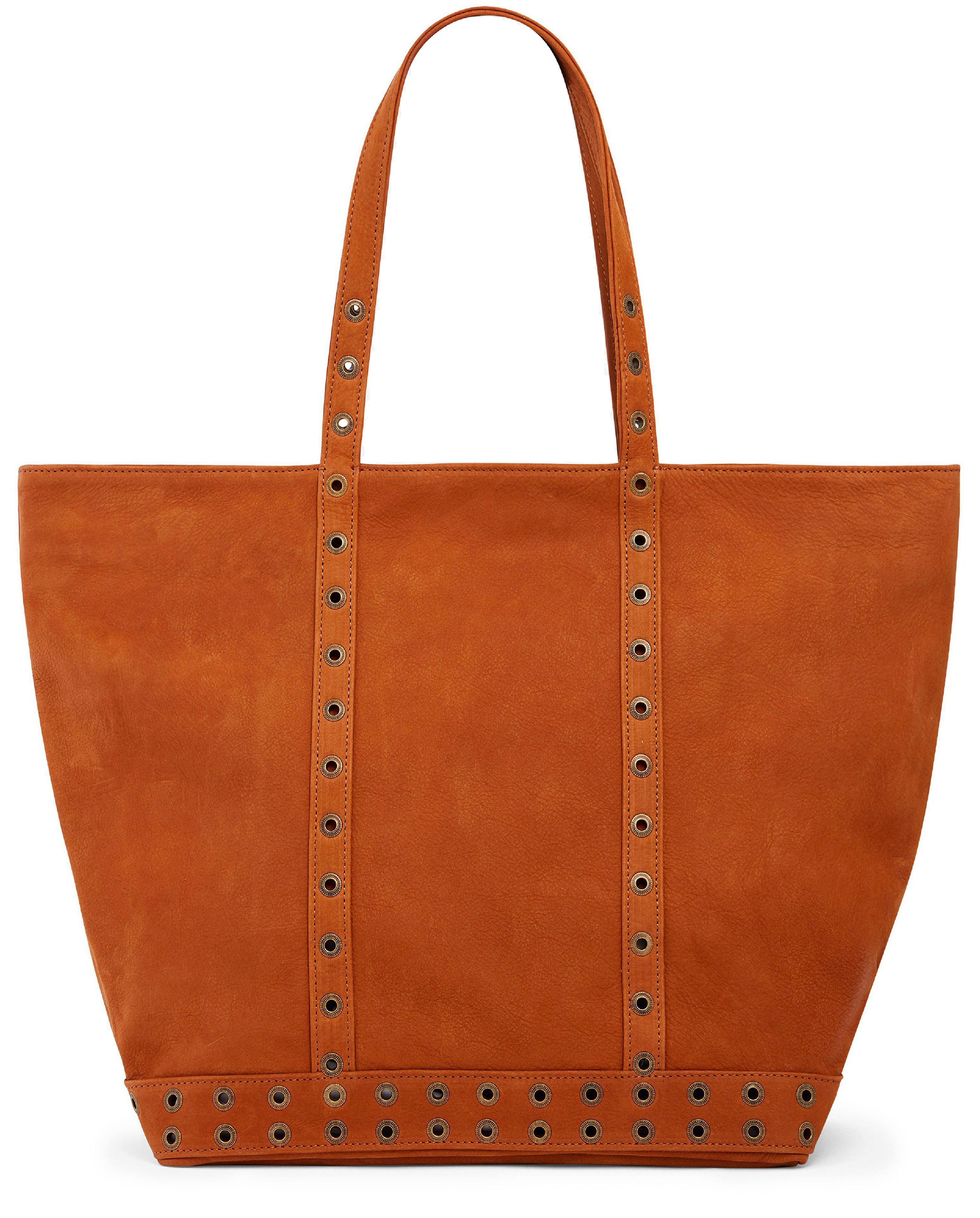  Suede leather L cabas tote bag