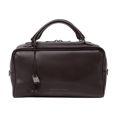 Brunello Cucinelli Nappa large Boston bag