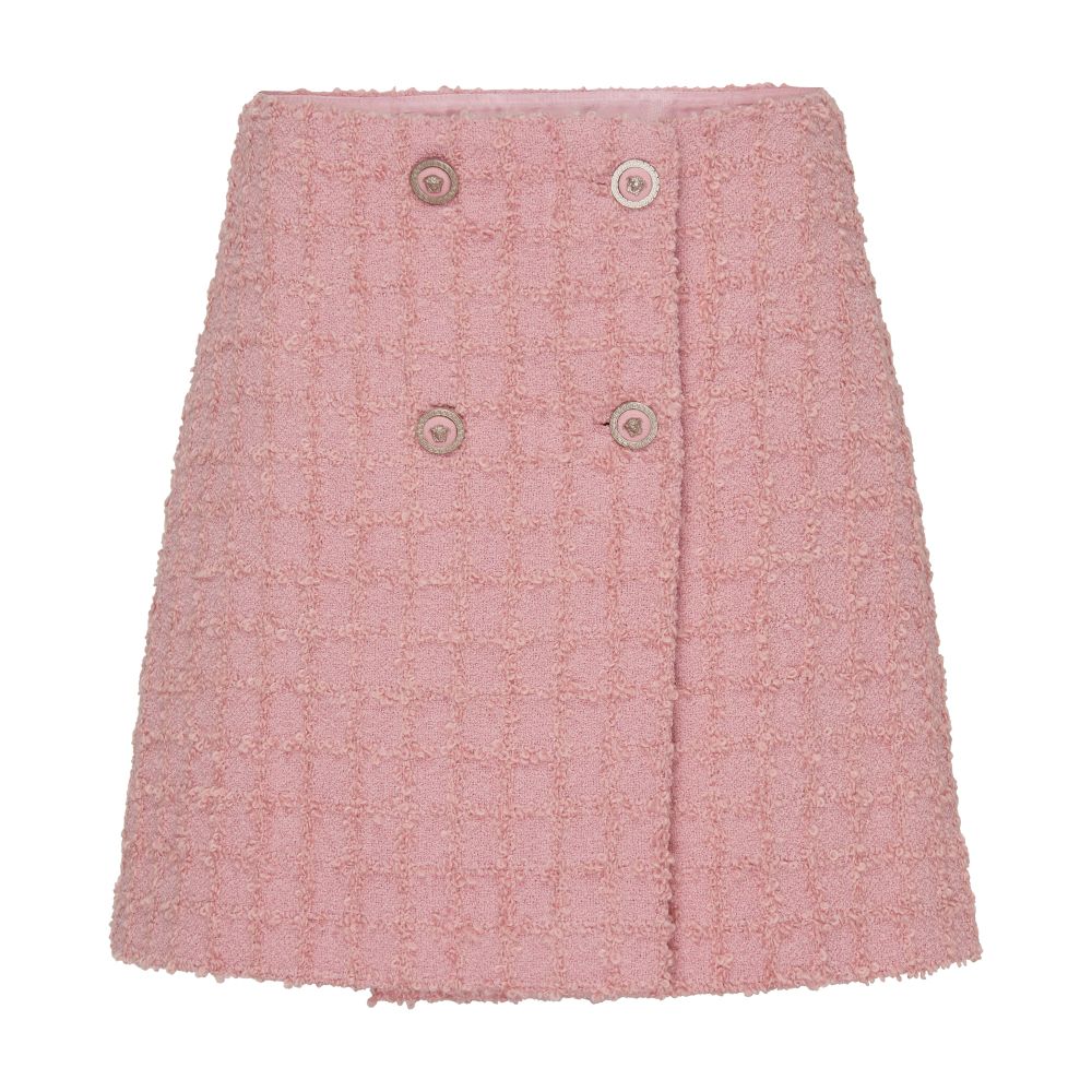 Versace Heritage Textured Tweed Skirt