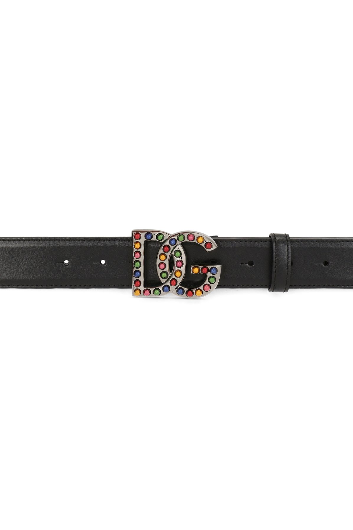 Dolce & Gabbana Belt with bejeweled buckle