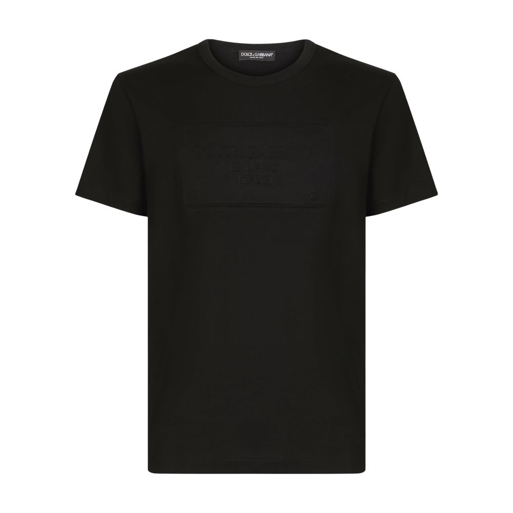 Dolce & Gabbana Cotton T-shirt with embossed logo