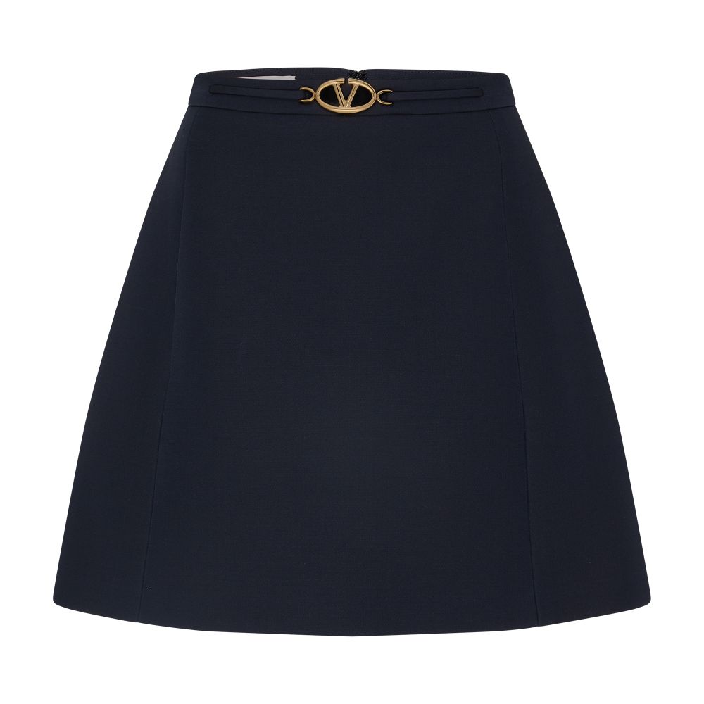 VALENTINO GARAVANI Crepe couture mini skirt