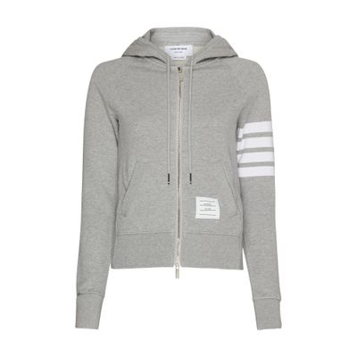 Thom Browne 4-Bar Zipped Sweatshirt