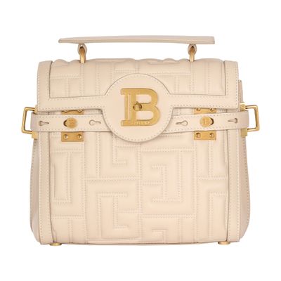 Balmain B-Buzz 23 bag in monogram quilted leather