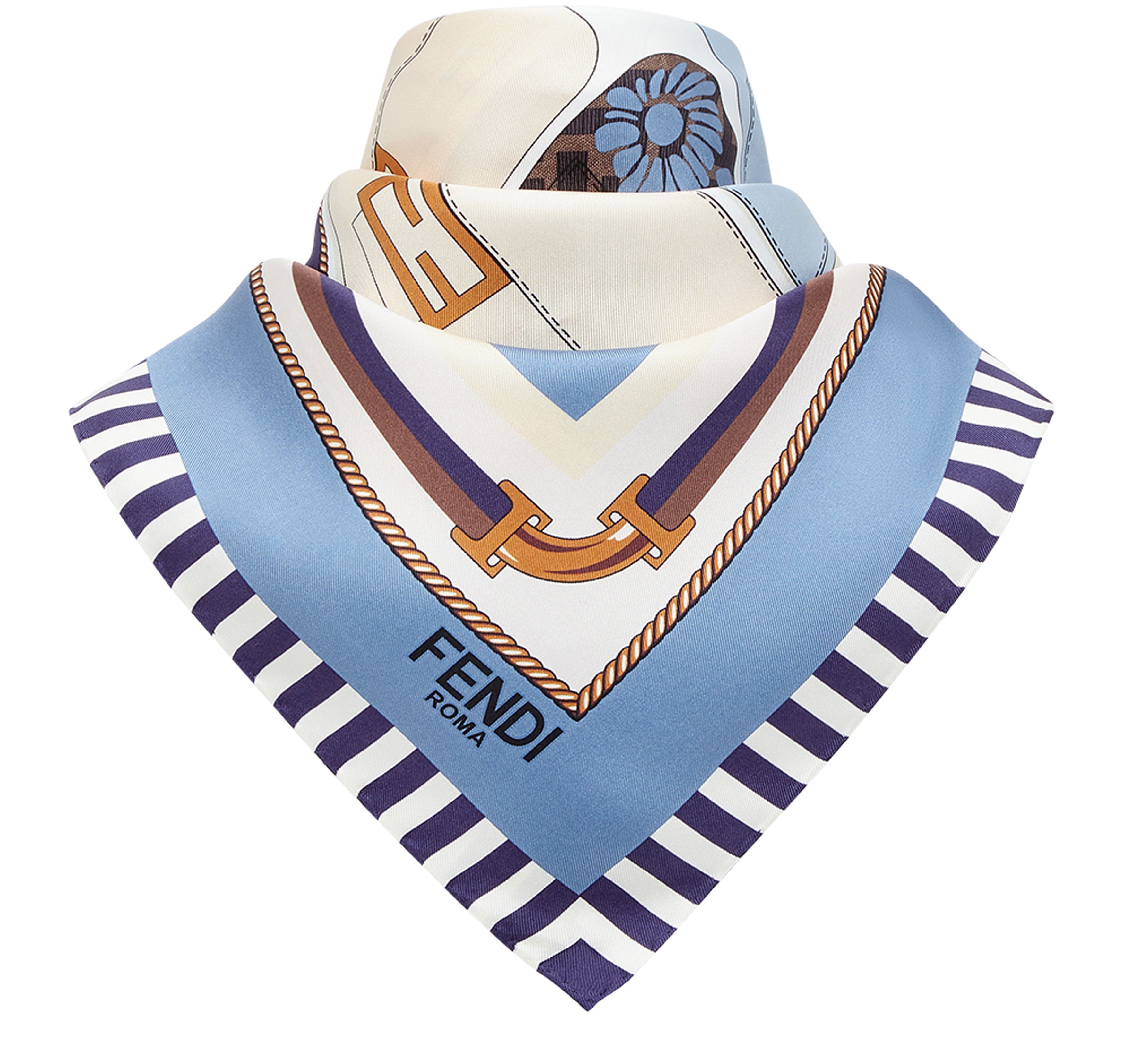 FENDI FF Foulard in silk