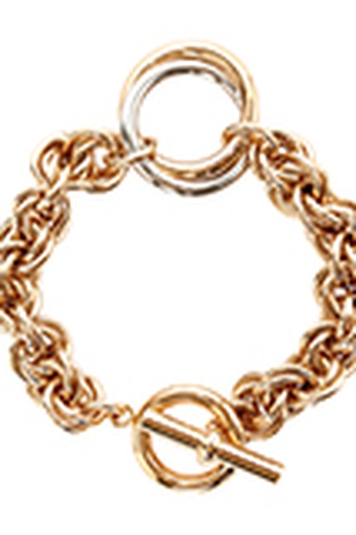  Oversized Loops Multi-Link Bracelet