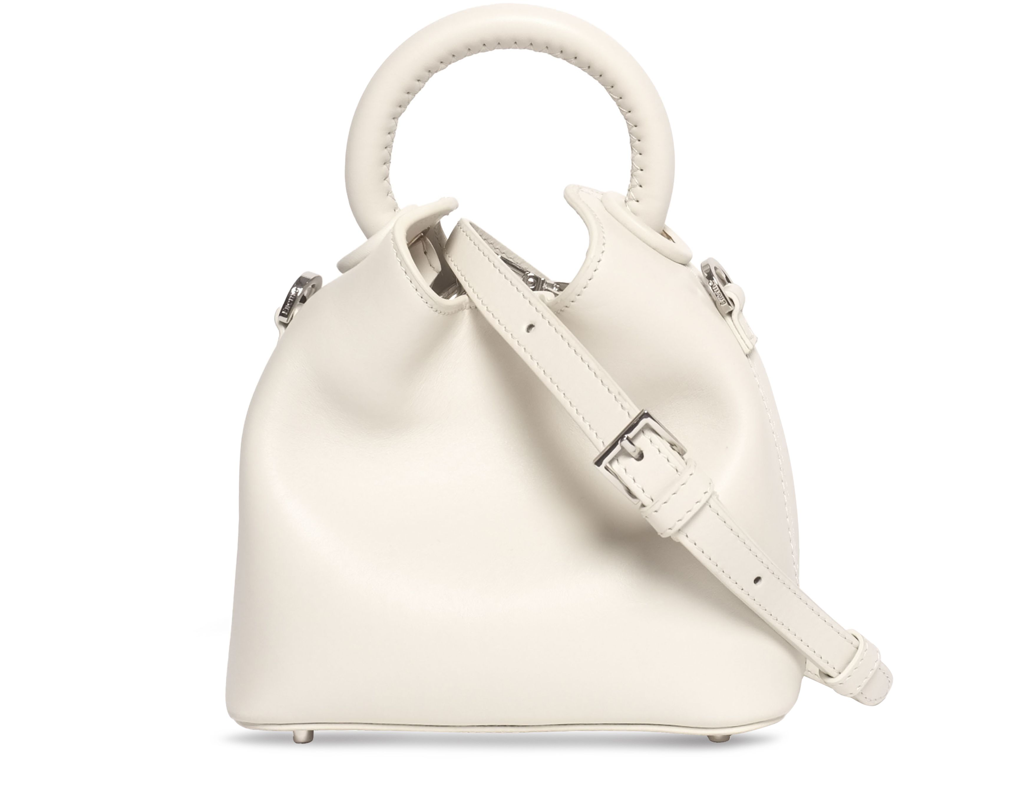 Elleme Madeleine small leather bag with silver hardware