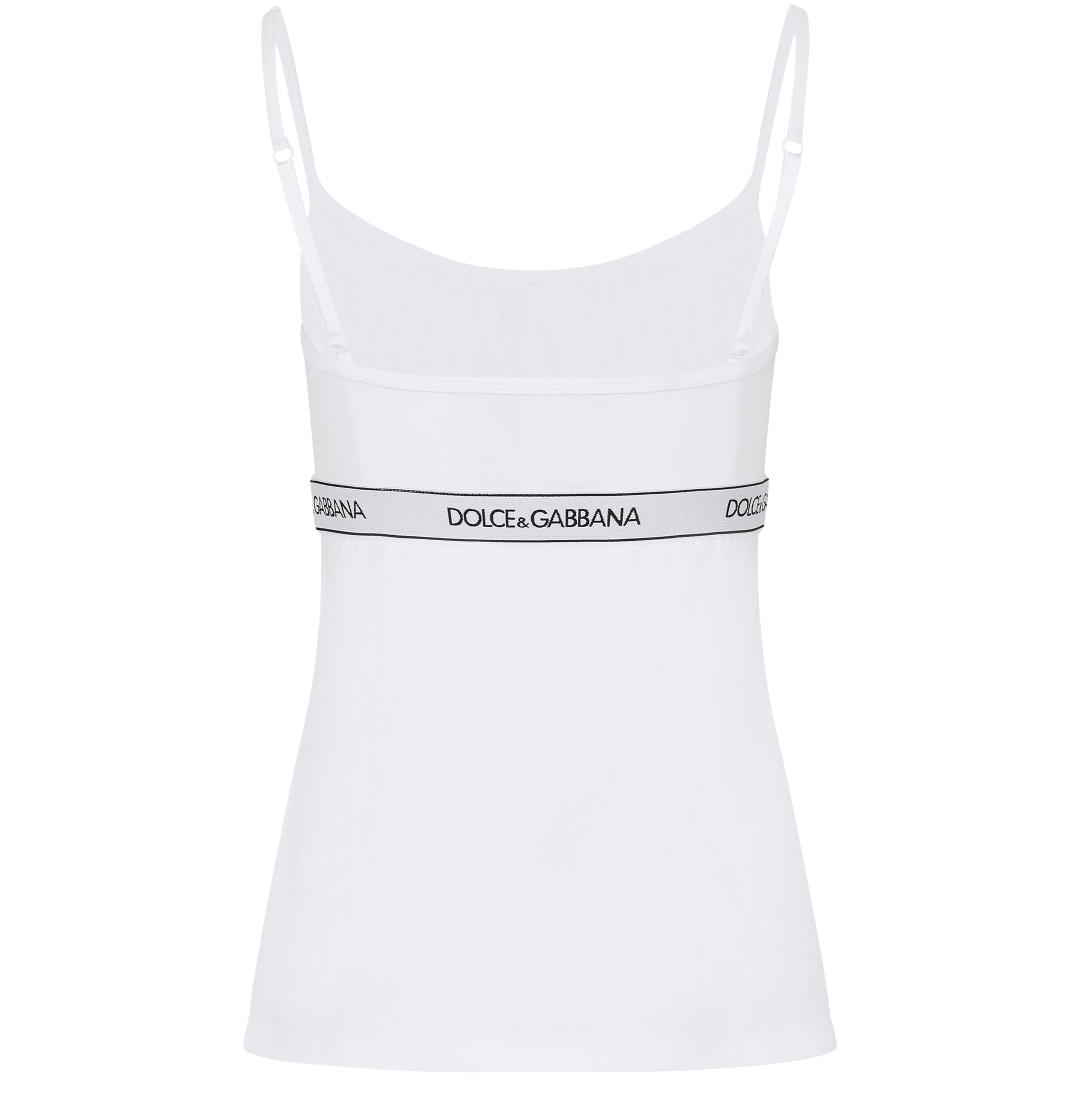 Dolce & Gabbana Jersey top with branded elastic