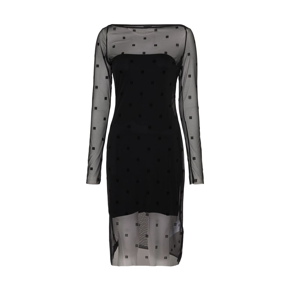 Givenchy 4G lace and diamanté midi dress