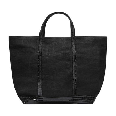  Linen XL cabas tote