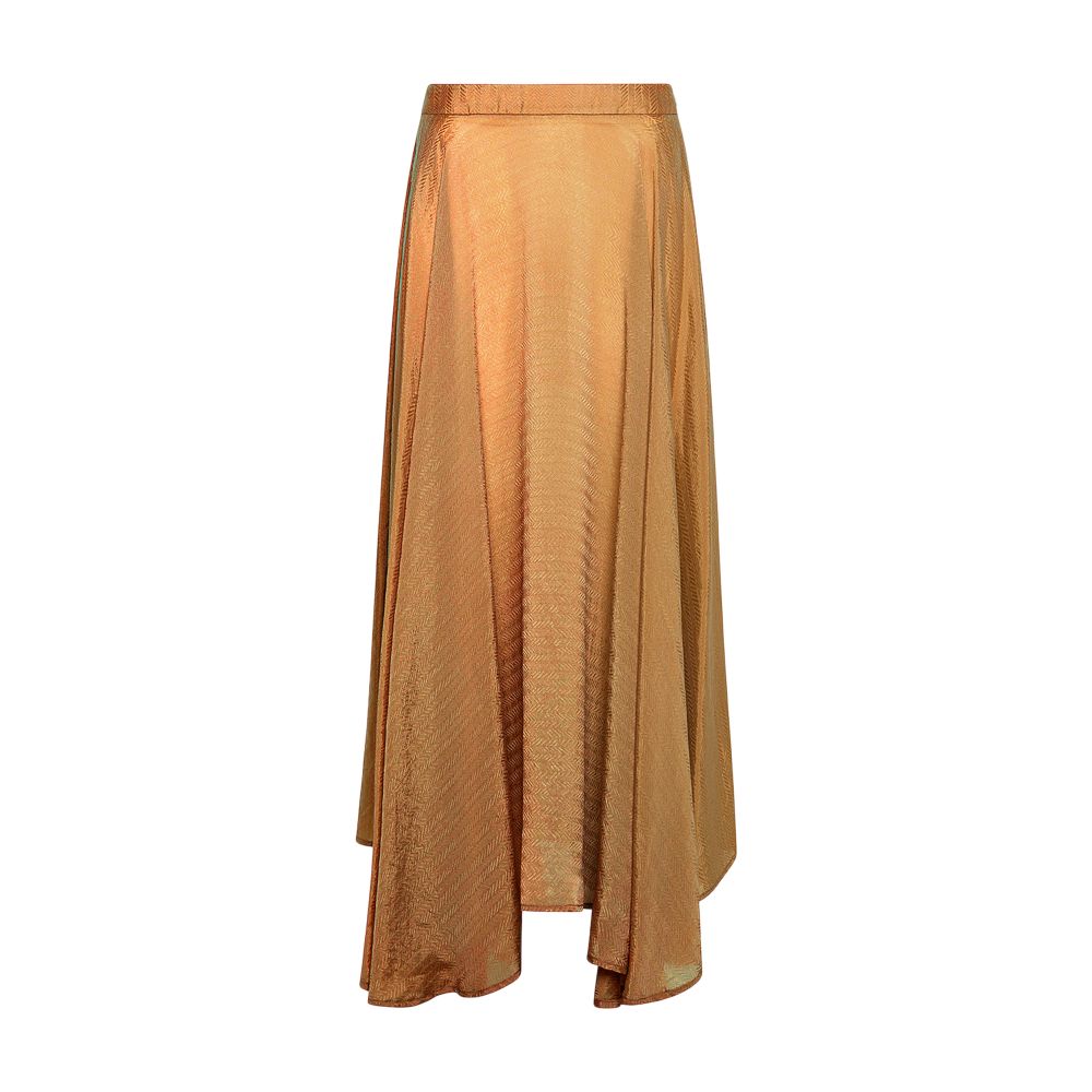  Corral jacquarded cupro skirt