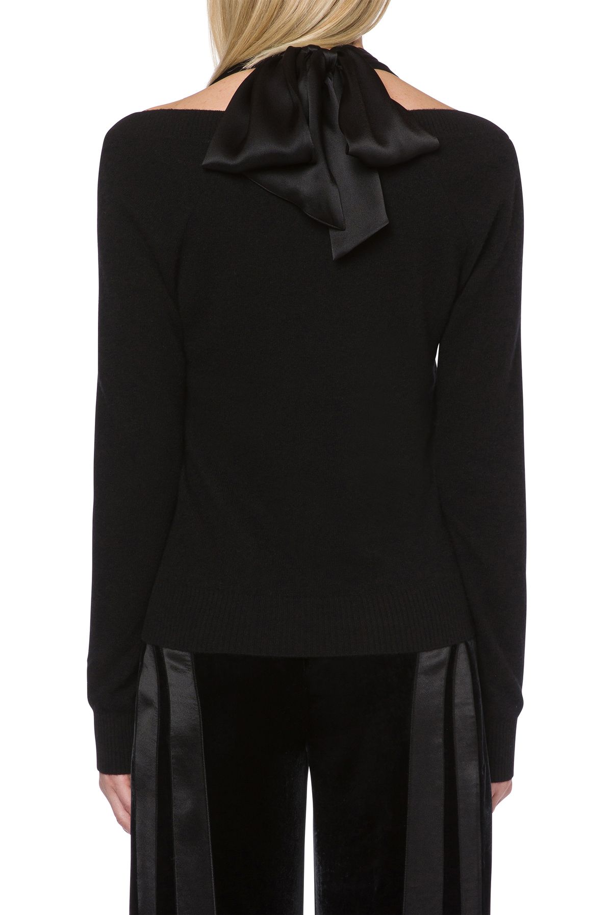 Alberta Ferretti Jumper with satin scarf